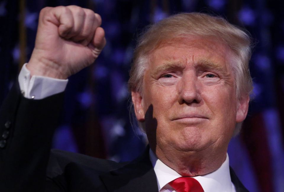 This morning Donald Trump spoke in front of crowds announcing himself as the 45th President of the Unites States