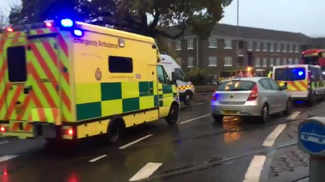 The London Ambulance Service has confirmed that they are treating a number of patients