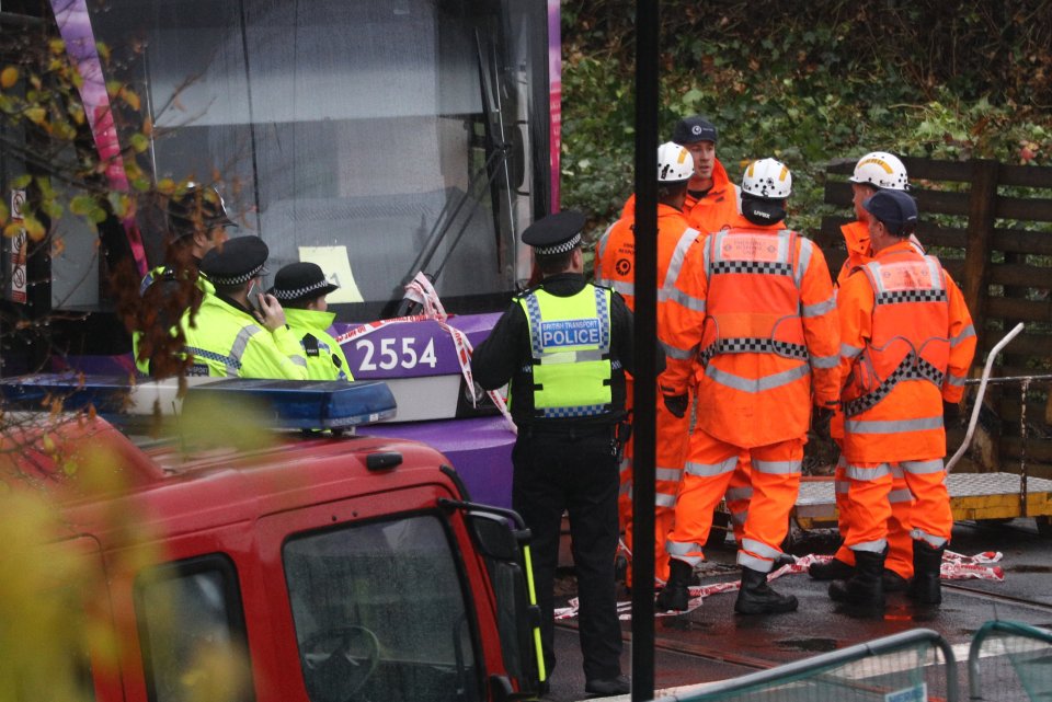 Firefighters managed to rescue three people but two are still trapped