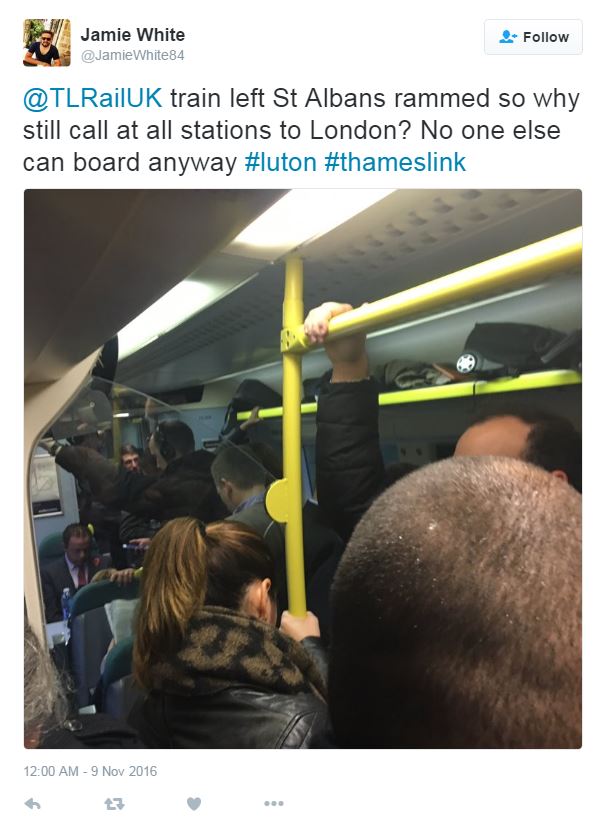 Thameslink and East Midlands Trains services have been affected by a power fault at Luton