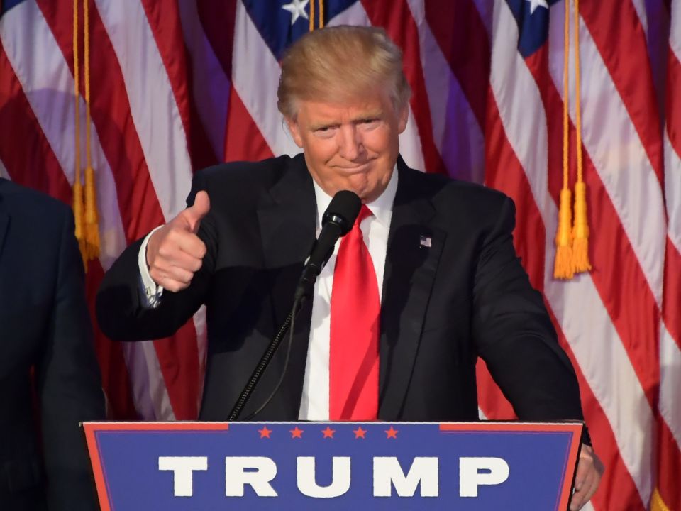 Republican presidential nominee Donald T