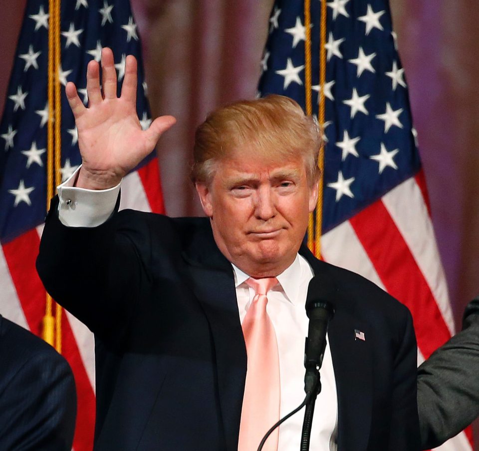 Republican presidential candidate Donald