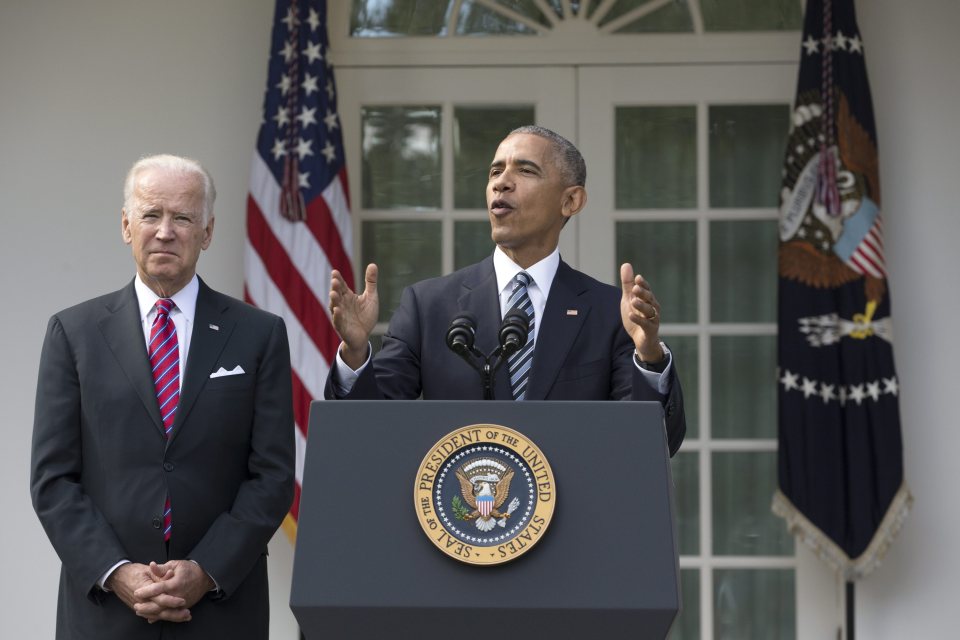 Barack Obama and Joe Biden