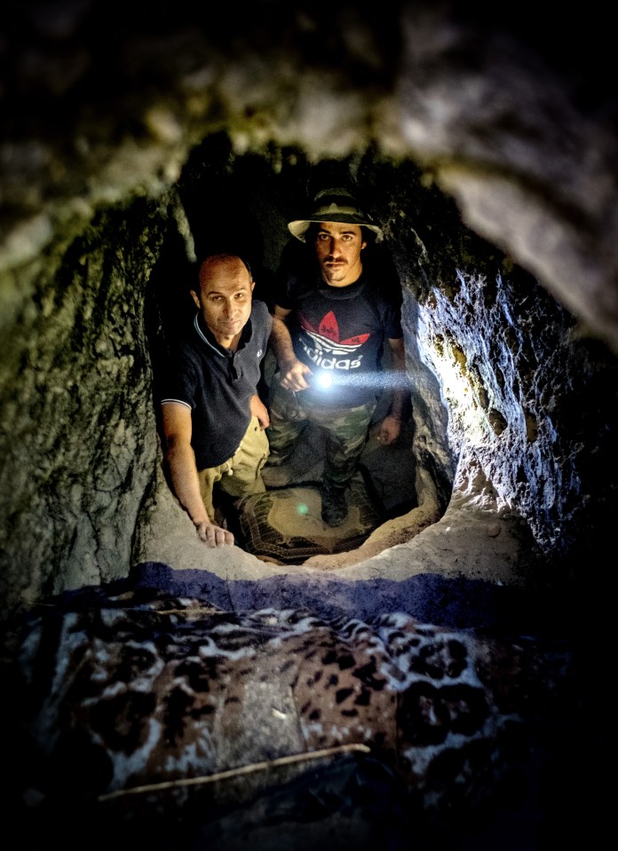 ISIS terrorists have dug a network of booby-trapped tunnels under the streets so they can escape without being followed