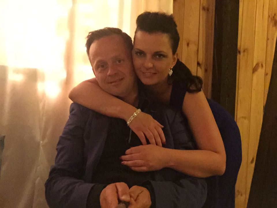 Dorota Rynkiewicz with husband Andrzej Rynkiewicz.