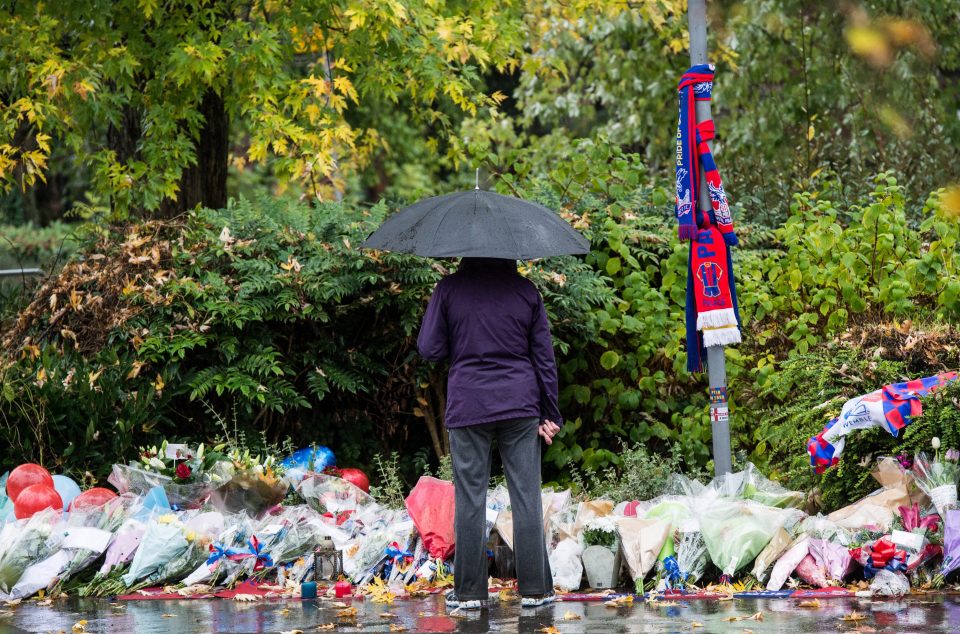 Friends and family of some of the victims marched earlier on Saturday to the site of the crash