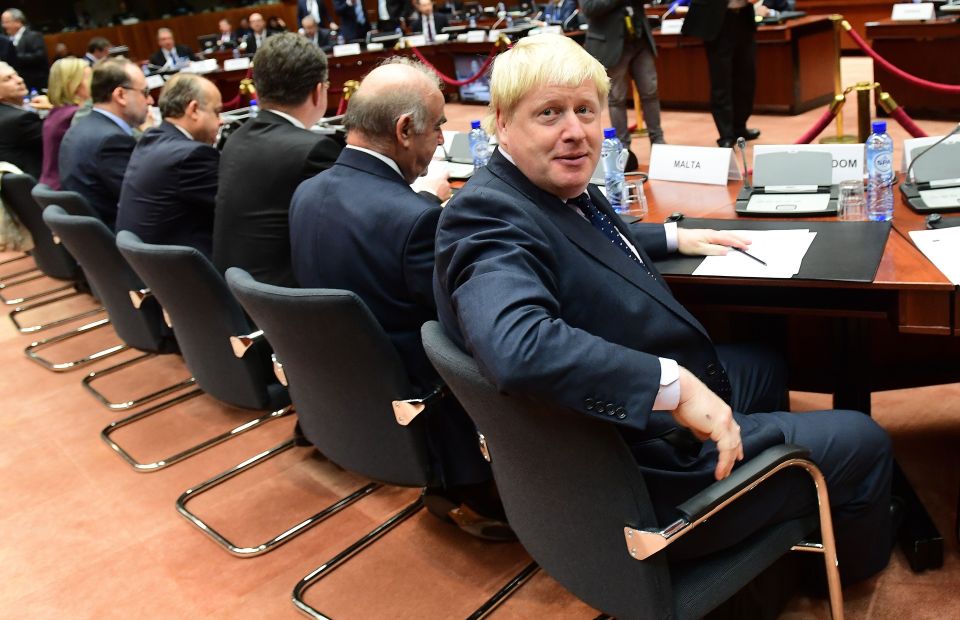 Boris Johnson EU meeting