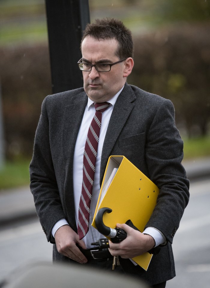Simon Ball allegedly had sex with a pupil on top of his wife's wedding dress