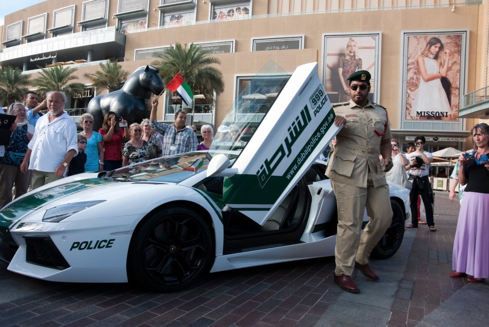 Dubai Police Lamborghini Aventador LP700-4 Coupe Patrol Car