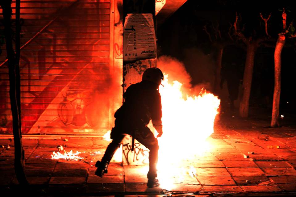 Greek riot 