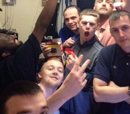 Out of control ... lags rioted riot at Bedford prison, where 300 inmates ran amok causing £1million damage
