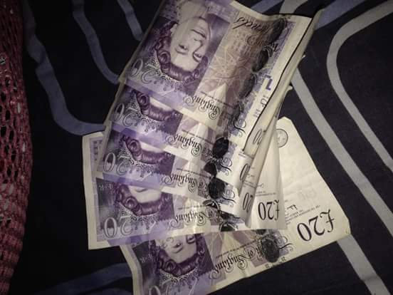 One prisoner boasted about his stash of cash from behind bars 
