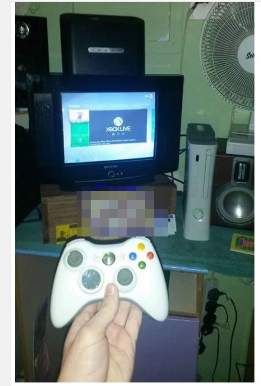 An Xbox Live which appears to have Internet access inside the prison