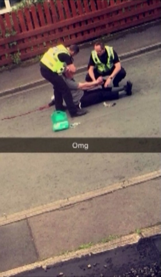 Mobile phone footage captured the moment Thomas Mair was detained by cops