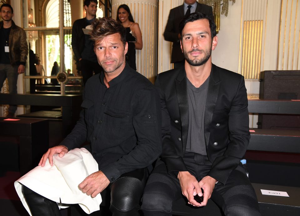 Ricky Martin and Jwan Yosef