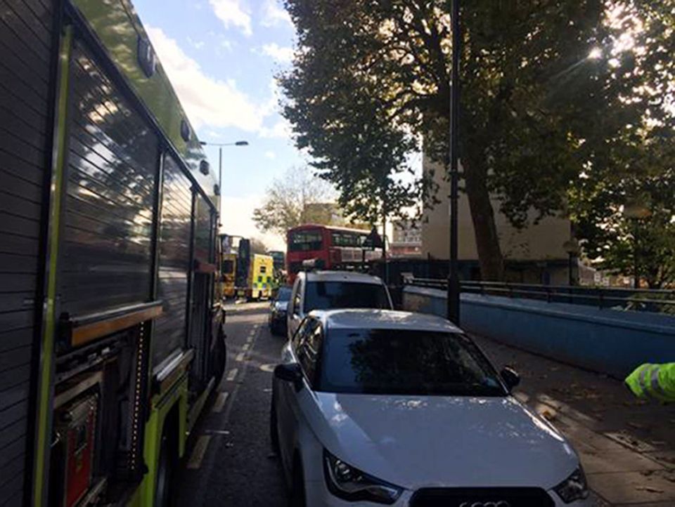 A metropolitan police spokesperson said that no one sustained: "life changing or threatening injuries".