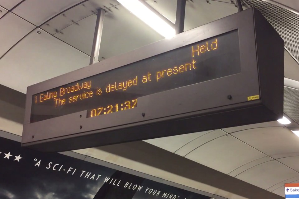 TfL are urging customers to take alternative routes 