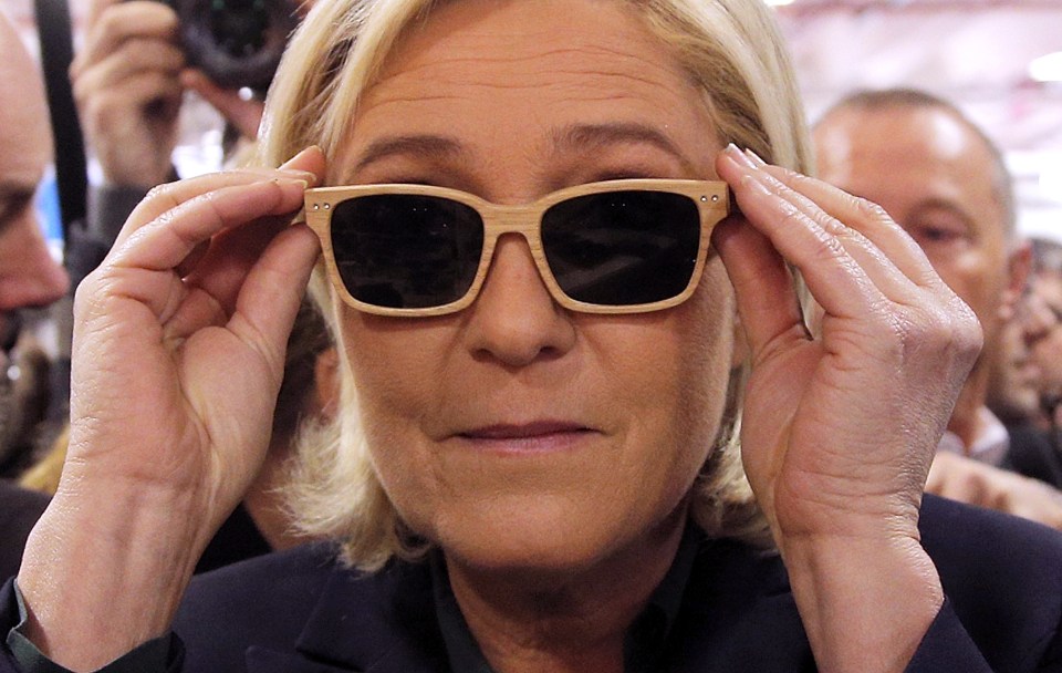 Far-right leader Marine le Pen has consistently been behind her fellow candidate Alain Juppe 