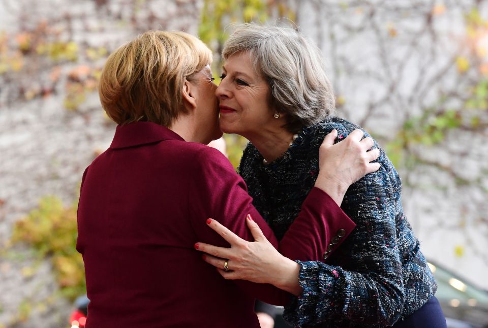 Theresa May Angela Merkel