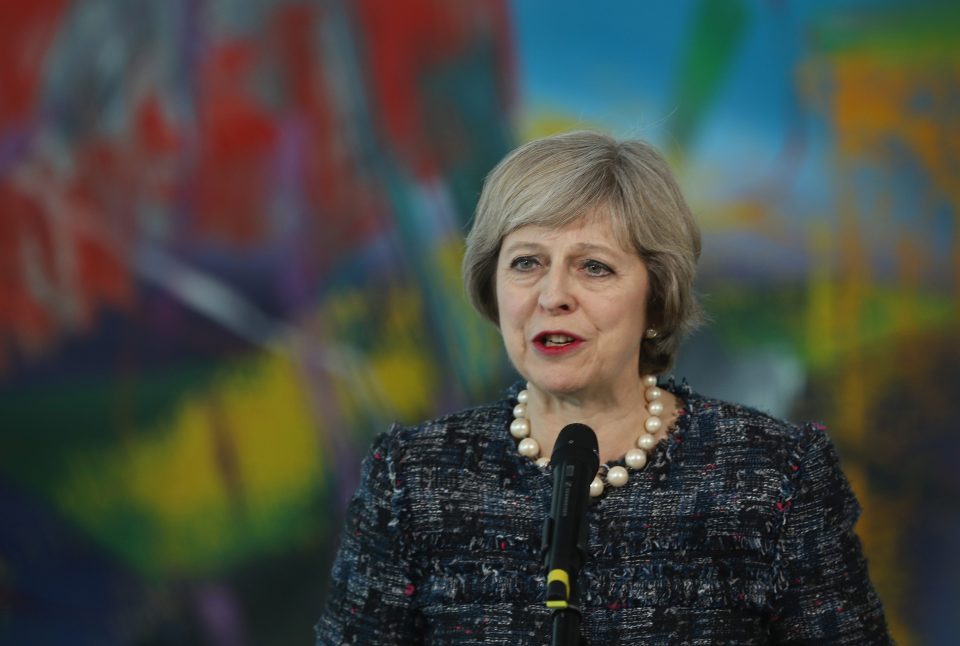Unimpressed ... former PM Blair thinks Theresa May is 'a bit of a lightweight'