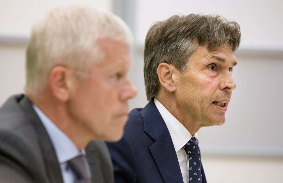 Dick Schoof, right, has warned that because fighters are less likely to trevel to Syria, the threat in Europe could increase
