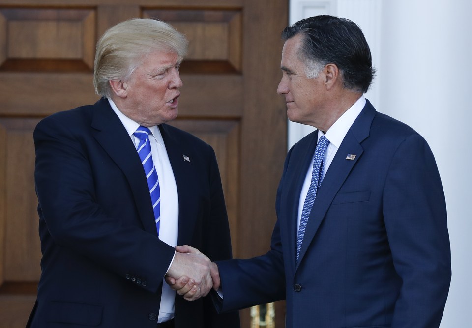 Mitt Romney, Donald Trump