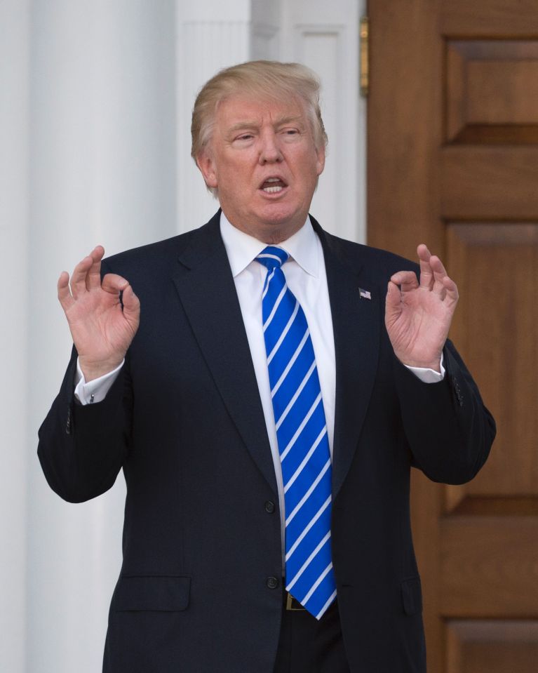 All mouth ... Donald Trump was slapped down after he whinged Isis was not getting bombed enough