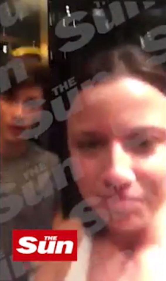 Fun? . . . footage shows light-hearted games on night of alleged attack