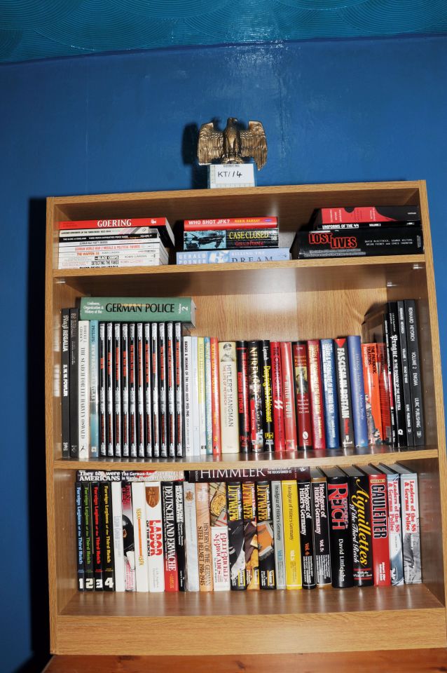 Books including March Of The Titans: A History Of The White Race; publications on the German Holocaust; and SS Race Theory And Late Selection Guidelines were found at Mair's home, the jury heard 