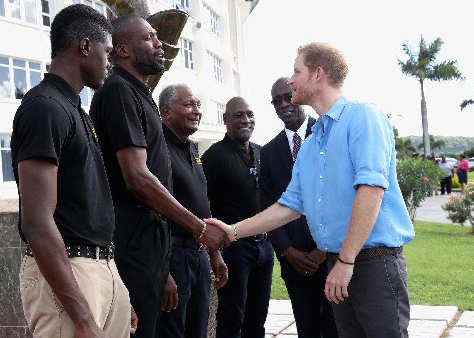 Prince Harry Visits The Caribbean - Day 2