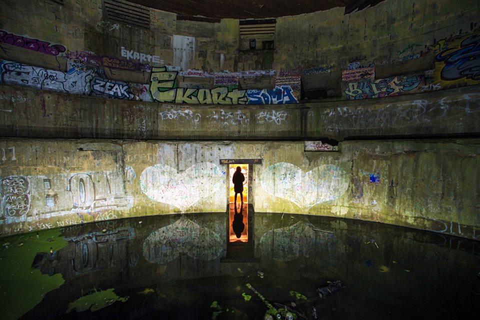 Xiao, 32, from Beijing, used a DSL-Nikon D800 camera to capture the eerie shots in France