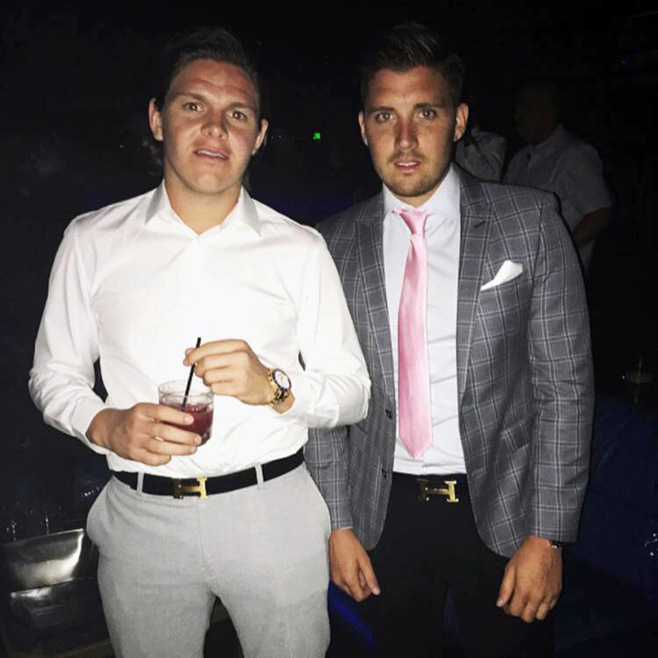 The two Brit men Zara accused of raping her a month ago were also heading home last night