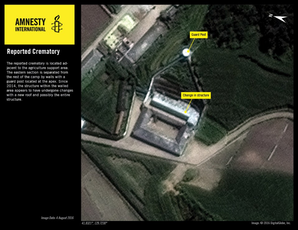 An overview of camp 25, where several parts are being upgraded and expanded