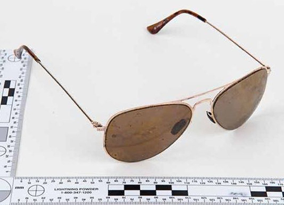 Sunglasses found on victim Gabriel Kovari with serial killer Stephen Port's DNA on them