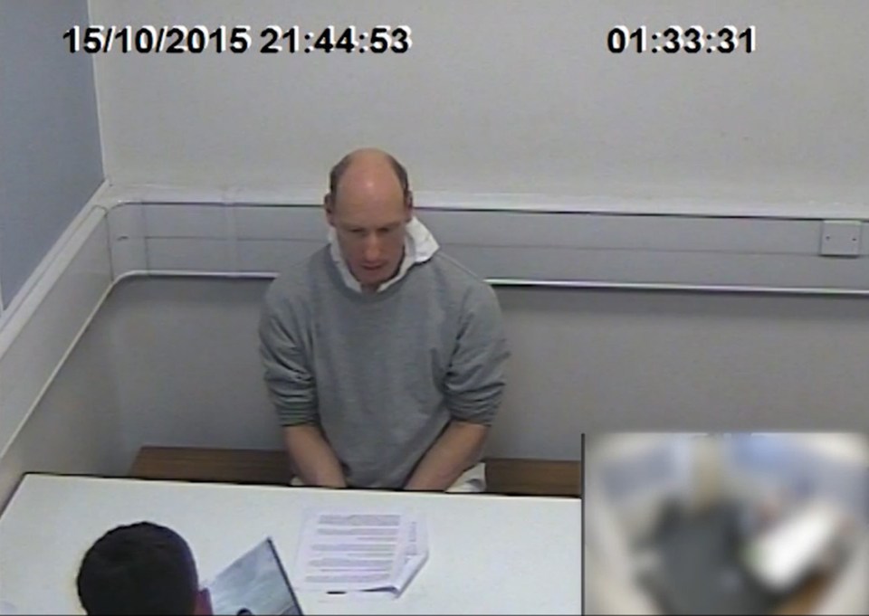 Stephen Port being interviews by Met police 