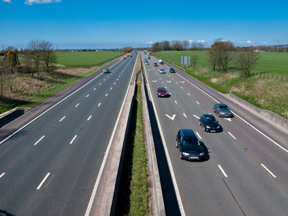 M6 Motorway near preston, Lancashire