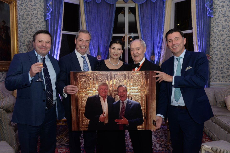 Nigel Farage Ritz Party