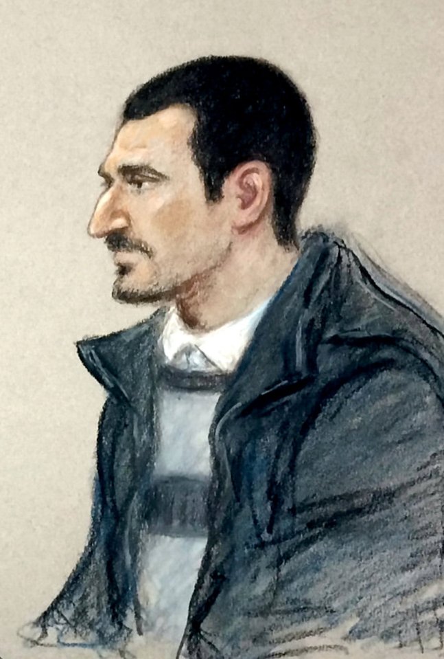 His comments were red out at the trial of Zakaria Boufassil at Kingston Crown Court today
