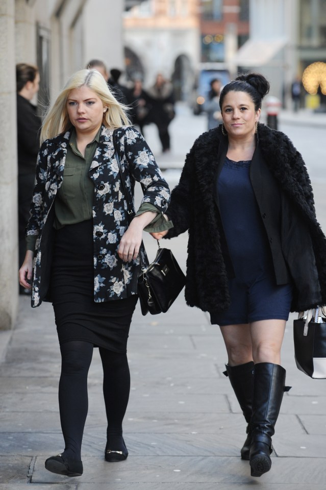 Jack Taylor's sisters Jenny (left), and Donna Taylor were also in court for sentencing today
