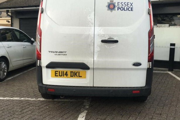 Stephen Kavanagh, Chief Constable of Essex Police, tweeted this picture of one of his officers' poor parking