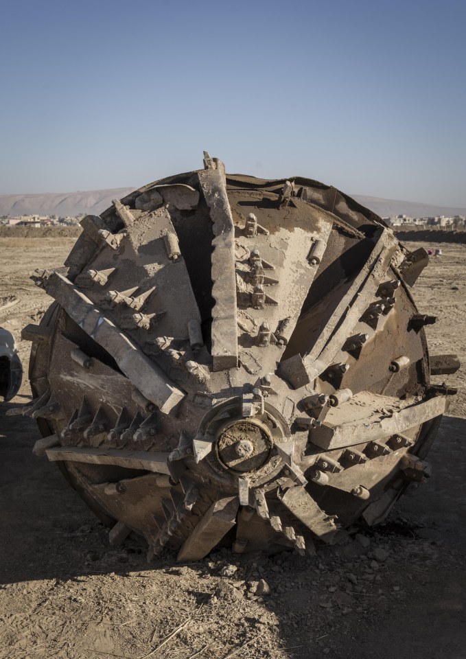 General views of ISIS chemical weapons in Iraq