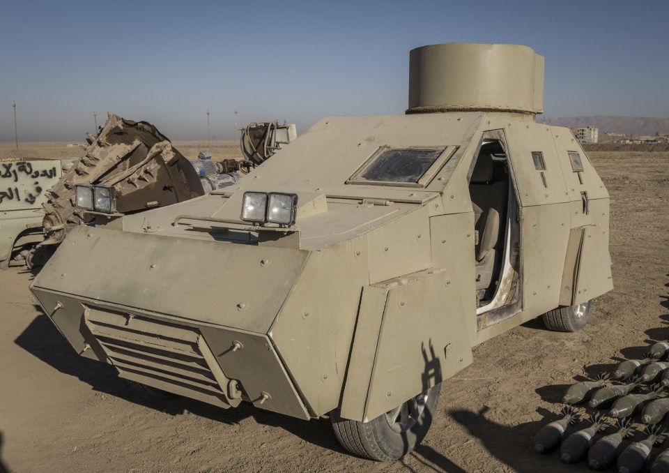 General views of ISIS chemical weapons in Iraq