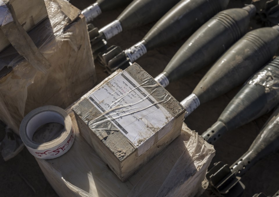 General views of ISIS chemical weapons in Iraq