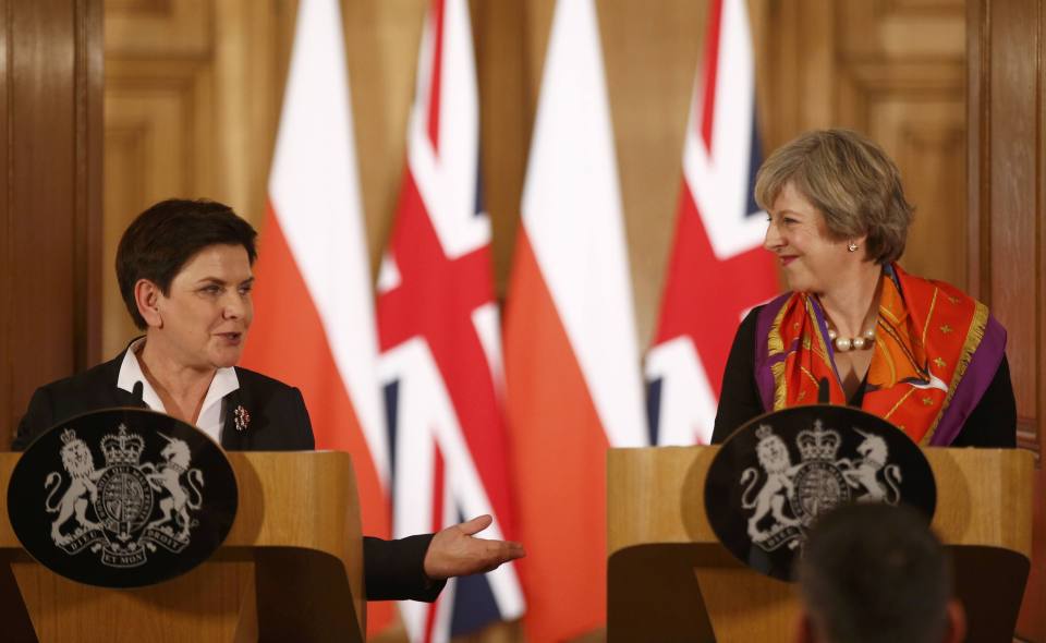 Theresa May Beata Szydlo