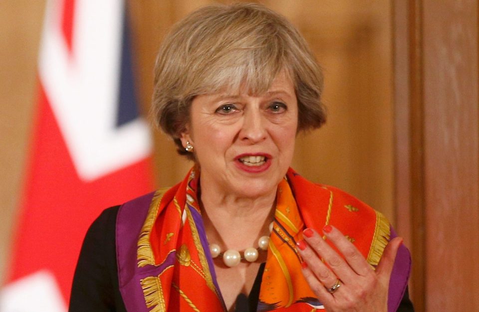 The singer said Theresa May is “the best thing that’s happened to us in a long time”