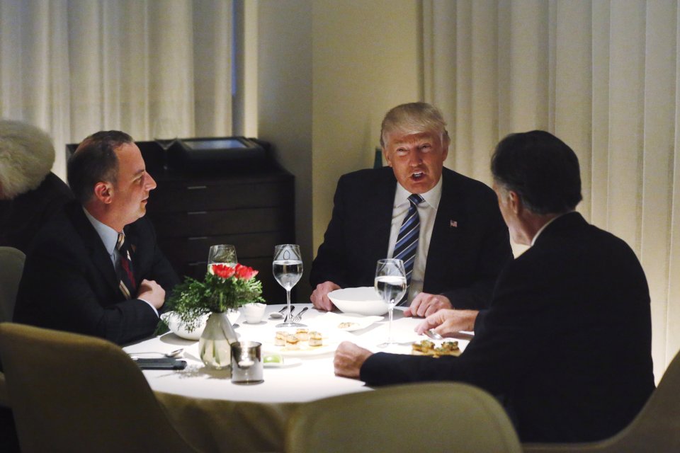 Romney also praised Trump’s choices for his new Cabinet, describing them as “solid, effective, capable people".