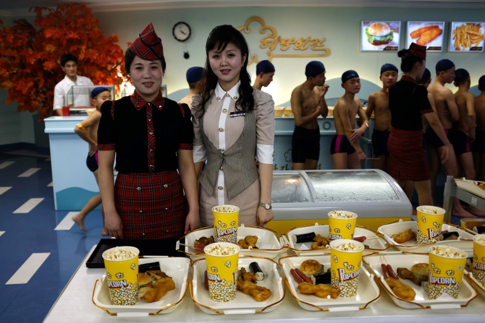 Ordinary life... Surprising 1950s throwbacks and nods to US popular culture in Munsu Waterpark