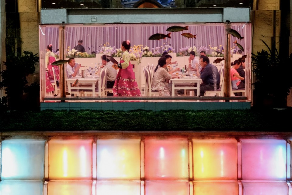 Luxury diners in Pyongyang, a city reserved for the most loyal regime supporters