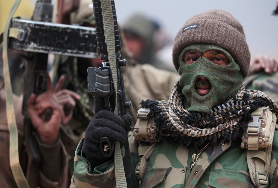 Iraqi Shiite fighters from the Hashed al