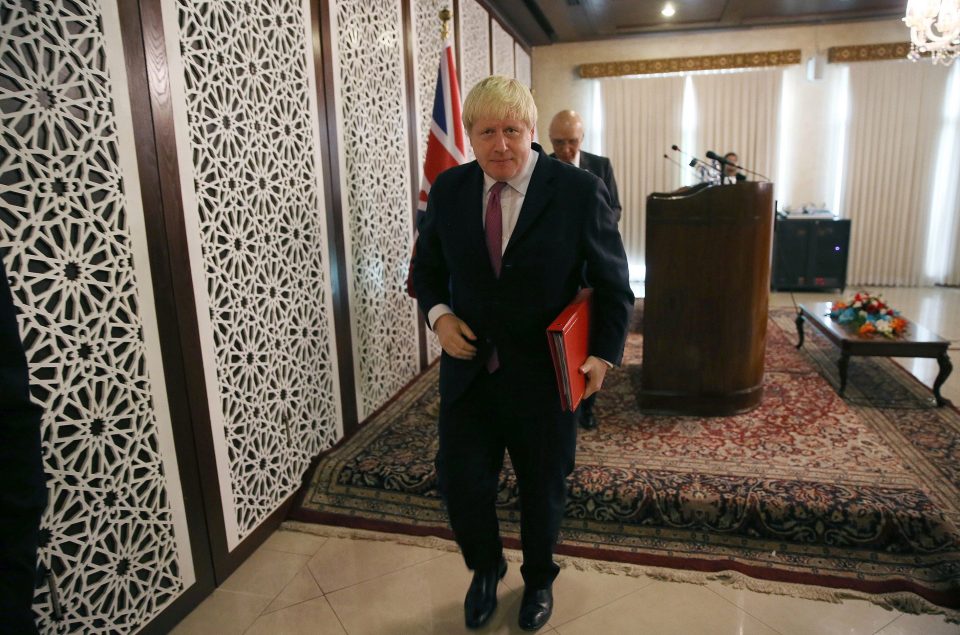 British Secretary of State for Foreign Affairs, Boris Johnson in Pakistan